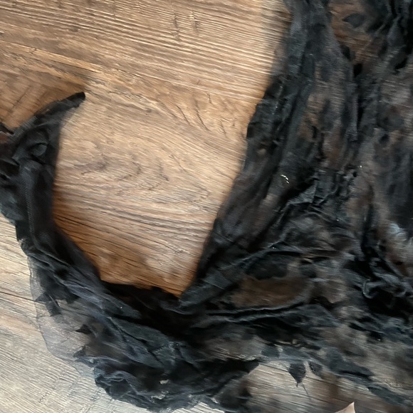 TRIPP NYC Punk Goth EMO Daang Goodman Black Sheer Lace Dress Medium - Picture 6 of 6